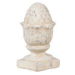 Clayre & Eef Figurine Pinecone 11x11x21 cm Beige Stone