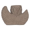 Clayre & Eef Indoor Planter Angel 23x13x17 cm Grey Stone