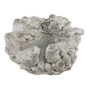 Clayre & Eef Bloempot  Ø 27x12 cm Grijs Steen