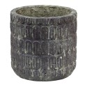 Clayre & Eef Bloempot  Ø 17x16 cm Bruin Beton Rond