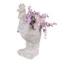 Clayre & Eef Planter Rooster 11x10x26 cm Grey Stone