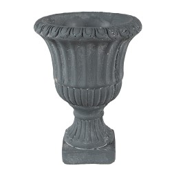 Clayre & Eef Indoor Planter Ø 15x20 cm Grey Stone