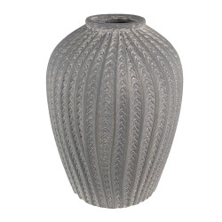 Clayre & Eef Vase Ø 21x28 cm Grey Stone