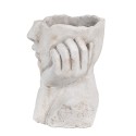 Clayre & Eef Indoor Planter Woman 20x17x22 cm Grey Stone