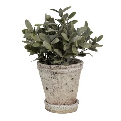 Clayre & Eef Planter Ø 13x14 cm Beige Stone