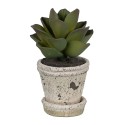 Clayre & Eef Pot de fleurs Ø 9x9 cm Beige Pierre