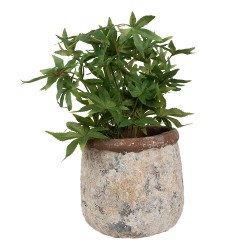 Clayre & Eef Pot de fleurs Ø 18x17 cm Beige Terre cuite