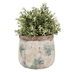 Clayre & Eef Planter Ø 16x13 cm Beige Terracotta