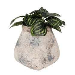 Clayre & Eef Pot de fleurs 18x18x17 cm Beige Terre cuite