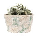 Clayre & Eef Fioriera 25x16x15 cm Beige Verde Terracotta