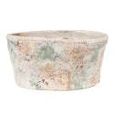 Clayre & Eef Fioriera 22x13x11 cm Beige Verde Terracotta