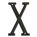 Clayre & Eef Iron Letter X 13 cm Brown Iron