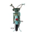 Clayre & Eef Dekorative Miniatur Motor 27x9x17 cm Blau Eisen Kunststoff