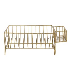 Clayre & Eef Drying Rack 42x29x17 cm Gold colored Iron Rectangle