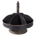 Clayre & Eef Etagere Ø 30x30 cm Black Iron Round