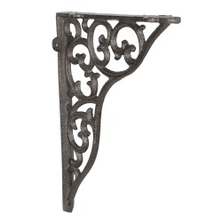 Clayre & Eef Shelf Bracket 4x29x20 cm Brown Iron