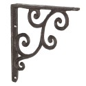 Clayre & Eef Shelf Bracket 2x14x14 cm Brown Iron