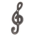 Clayre & Eef Wall Hook 6x5x17 cm Brown Iron