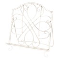 Clayre & Eef Cookbook Stand 31x23x34 cm White Iron Rectangle