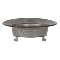 Clayre & Eef Decorative Bowl Ø 38x12 cm Grey Iron Round