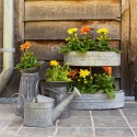 Clayre & Eef Decorative Watering Can 44x12x22 cm Grey Iron