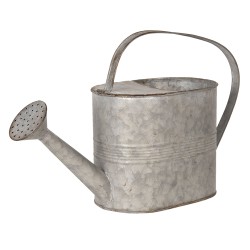 Clayre & Eef Decorative Watering Can 40x14x25 cm Grey Metal