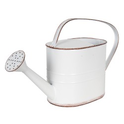 Clayre & Eef Decorative Watering Can 40x14x25 cm White Metal