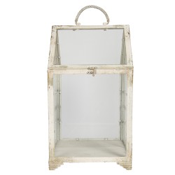 Clayre & Eef Lantern 30x30x54 cm Beige Iron