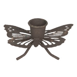 Clayre & Eef Chandelier 9x6x4 cm Marron Fer Papillon