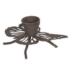 Clayre & Eef Chandelier 9x6x4 cm Marron Fer Papillon