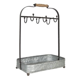 Clayre & Eef Tassenhalter 32x20x44 cm Grau Eisen