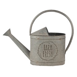 Clayre & Eef Decorative Watering Can 45x16x33 cm Grey Metal