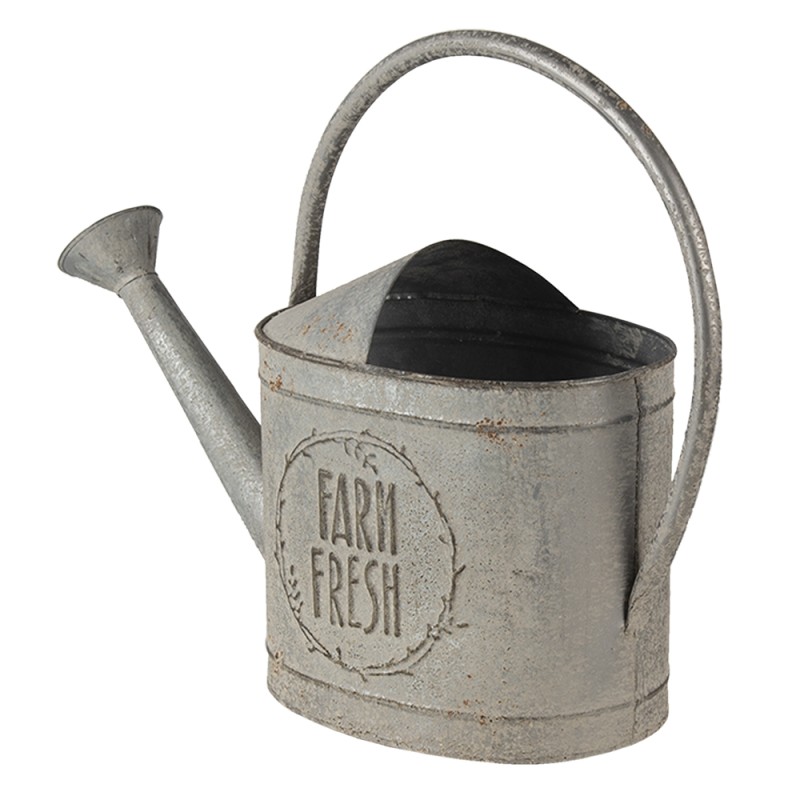 Clayre & Eef Decorative Watering Can 45x16x33 cm Grey Metal