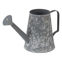 Clayre & Eef Decorative Watering Can 14x14x17 cm Grey Metal