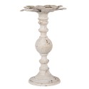 Clayre & Eef Candelabro Ø 19x34 cm Bianco Ferro