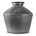 Clayre & Eef Vase Ø 39x38 cm Gris Métal Rond