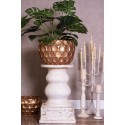 Clayre & Eef Planter Set of 2 Gold colored Metal Round