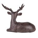 Clayre & Eef Figurine Cerf 15x9x15 cm Marron Fer