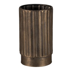 Clayre & Eef Vase Ø 11x18 cm Goldfarbig Metall