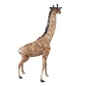 Clayre & Eef Figurine Girafe 37x14x59 cm Marron Fer