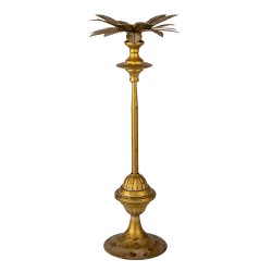 Clayre & Eef Candelabro Ø 22x54 cm Color oro Ferro