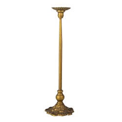 Clayre & Eef Candle holder Ø 14x51 cm Gold colored Iron