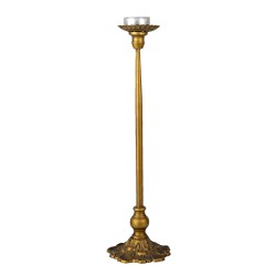 Clayre & Eef Candelabro Ø 14x51 cm Color oro Ferro