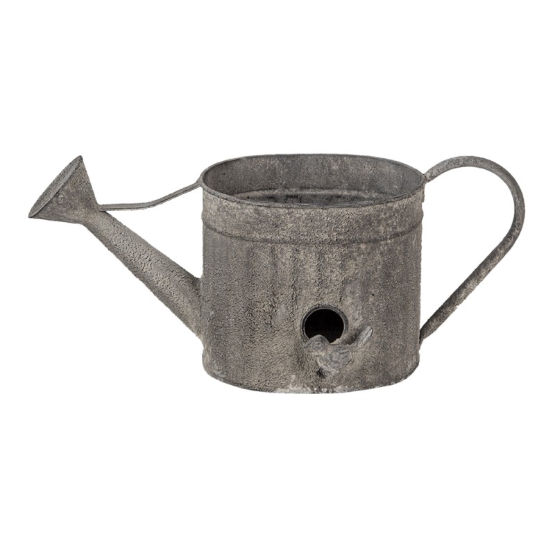 Clayre & Eef Decorative Watering Can 39x18x16 cm Grey Metal