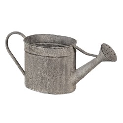 Clayre & Eef Decorative Watering Can 39x18x16 cm Grey Metal