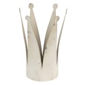 Clayre & Eef Figurine Couronne 37 cm Beige Métal