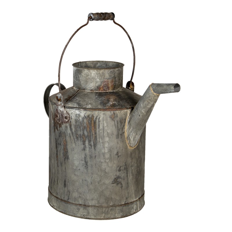 Clayre & Eef Decorative Watering Can 48x29x52 cm Grey Metal