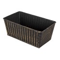 Clayre & Eef Plant Holder Black Zinc Rectangle