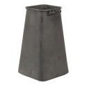 Clayre & Eef Vaso  20x20x36 cm Grigio Metallo