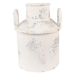 Clayre & Eef Decoratie Melkbus  Ø 18x22 cm Beige Ijzer Rond